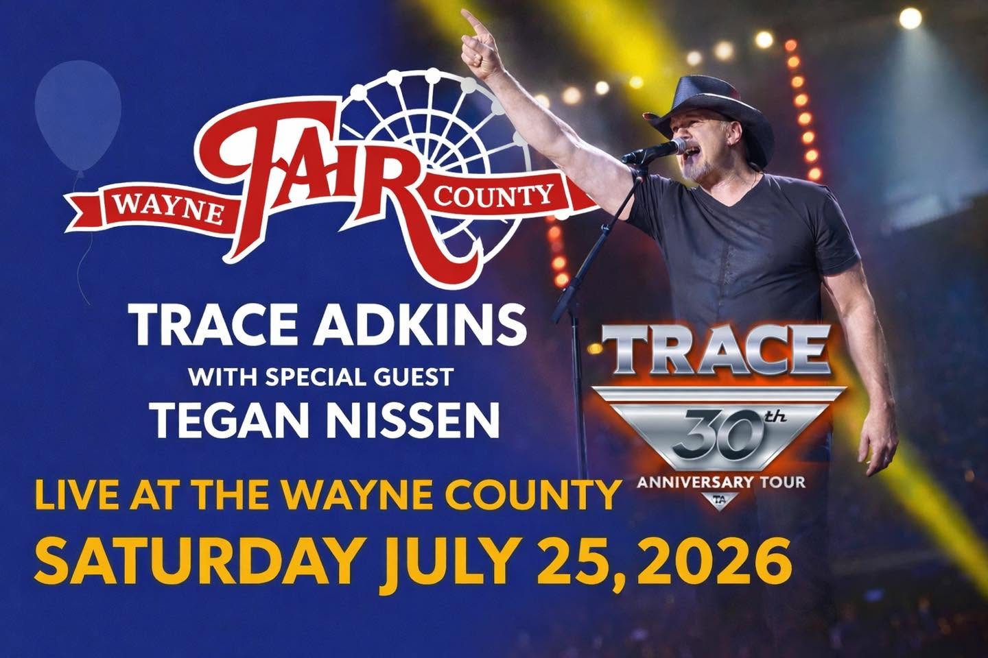 Trace Adkins at Wayne County Fair - KSUX 1057
