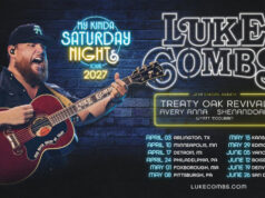 Luke Combs’ My Kinda Saturday Night Tour will return in 2027
